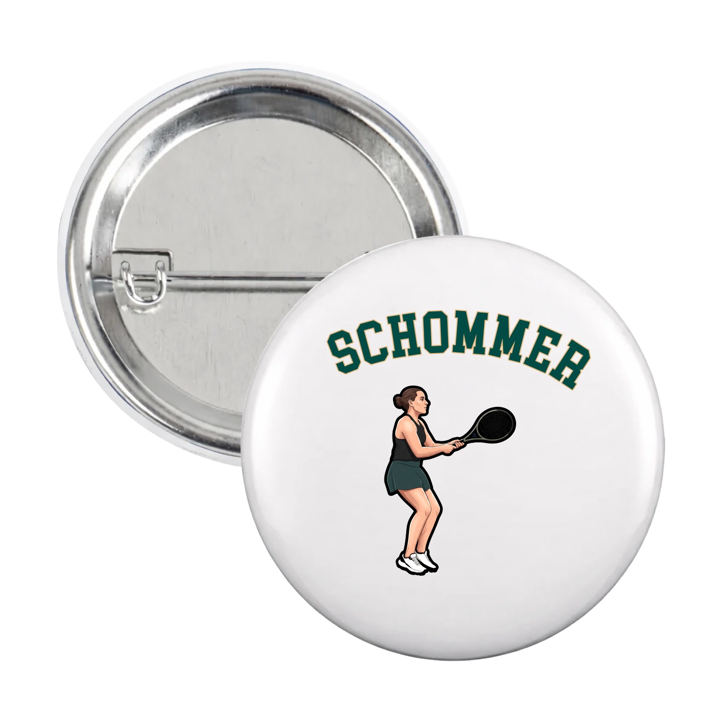 Game Day Button — Shirsey Arch in White