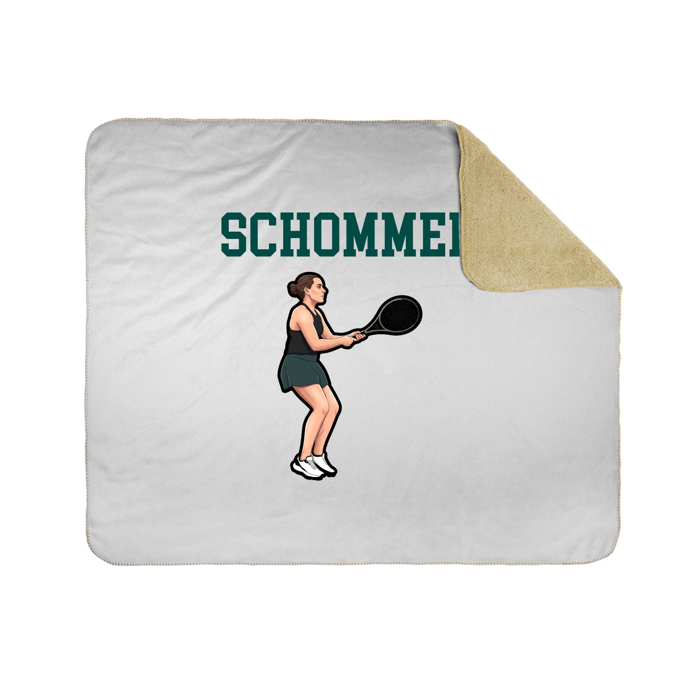 Throw Blanket — Shirsey in White