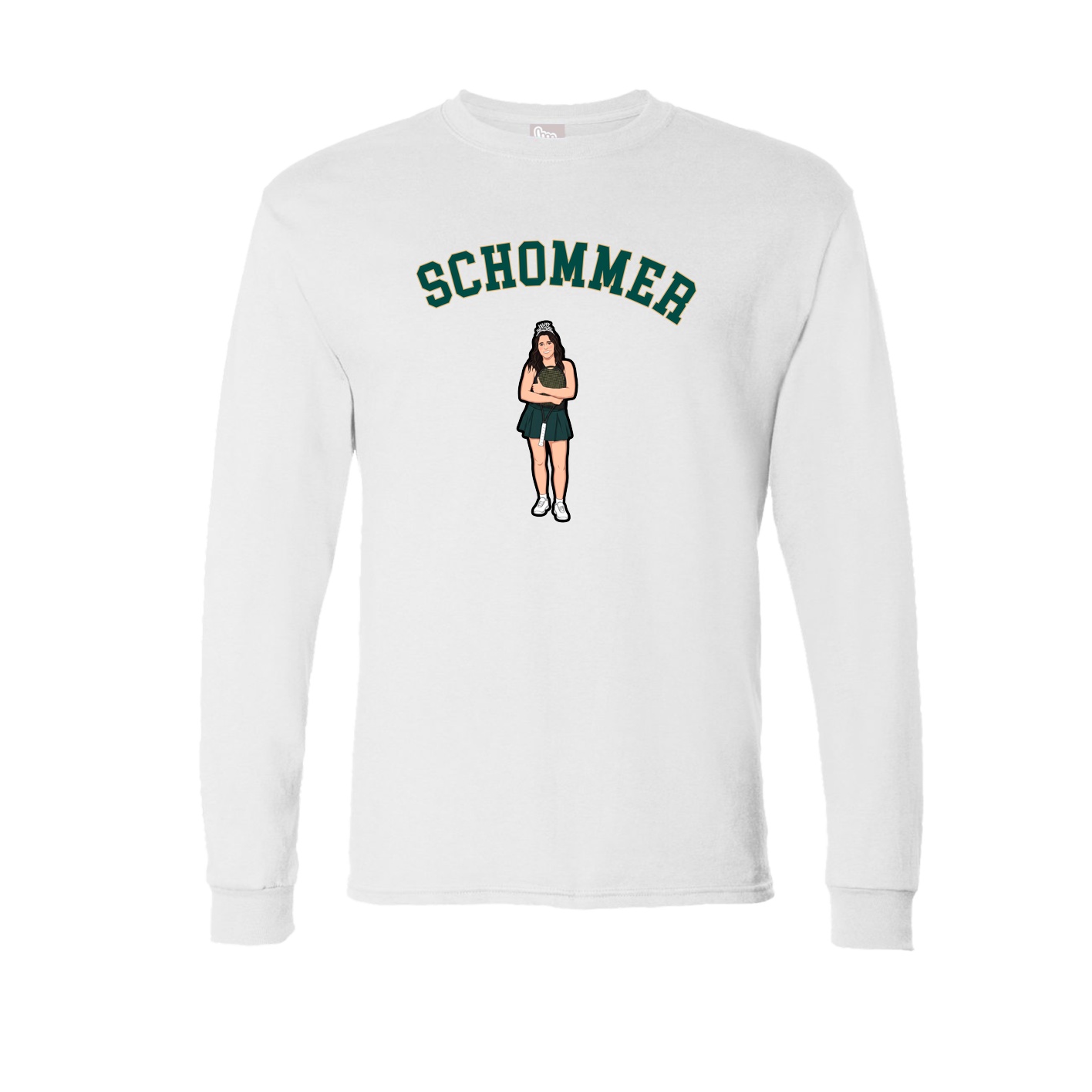 Long Sleeve Tee — Shirsey Arch in White