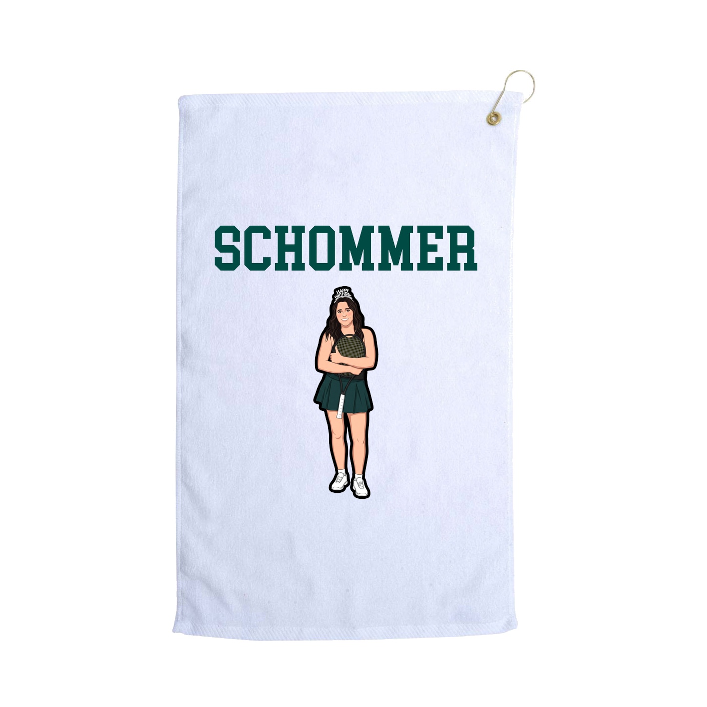 Golf Towel — Shirsey in White