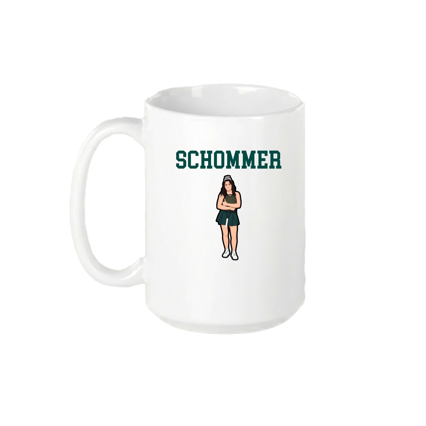 15oz Coffee Mug — Shirsey in White
