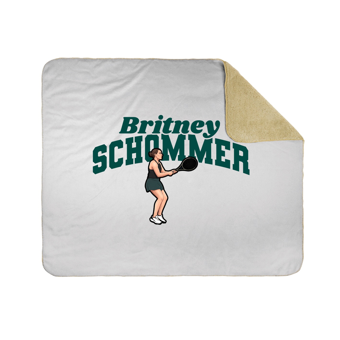 Throw Blanket — Signature Arch in White