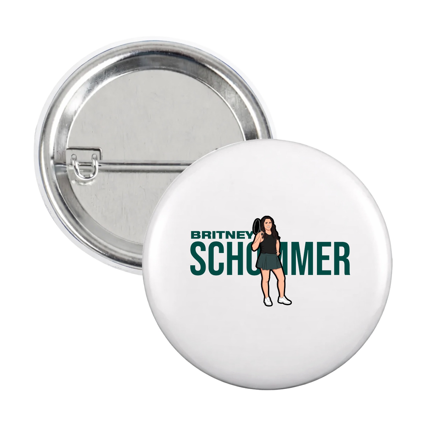 Game Day Button — Player Name in White