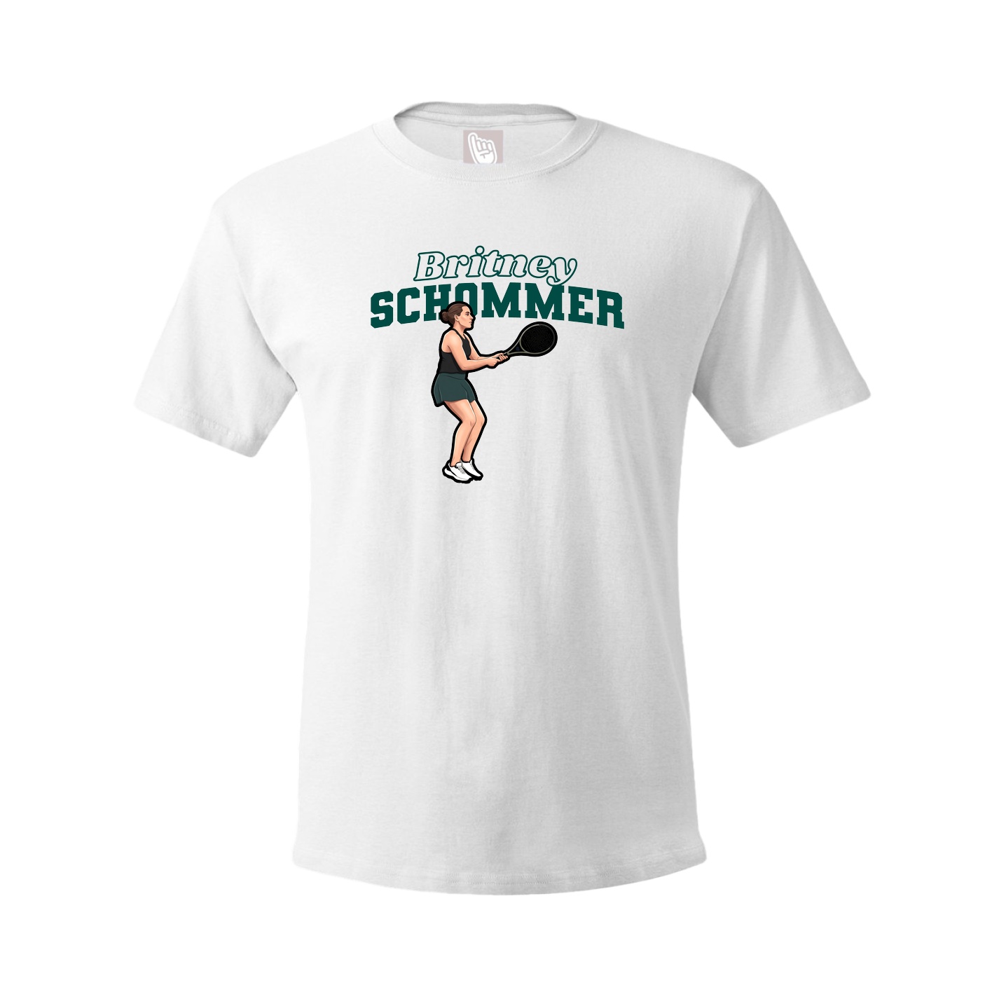 Tee — Name Arch in White