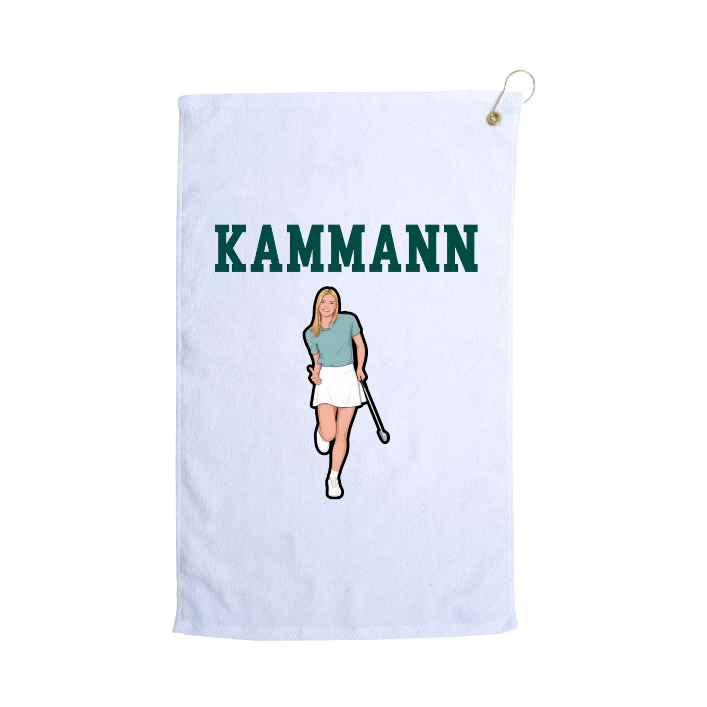 Golf Towel — Shirsey in White
