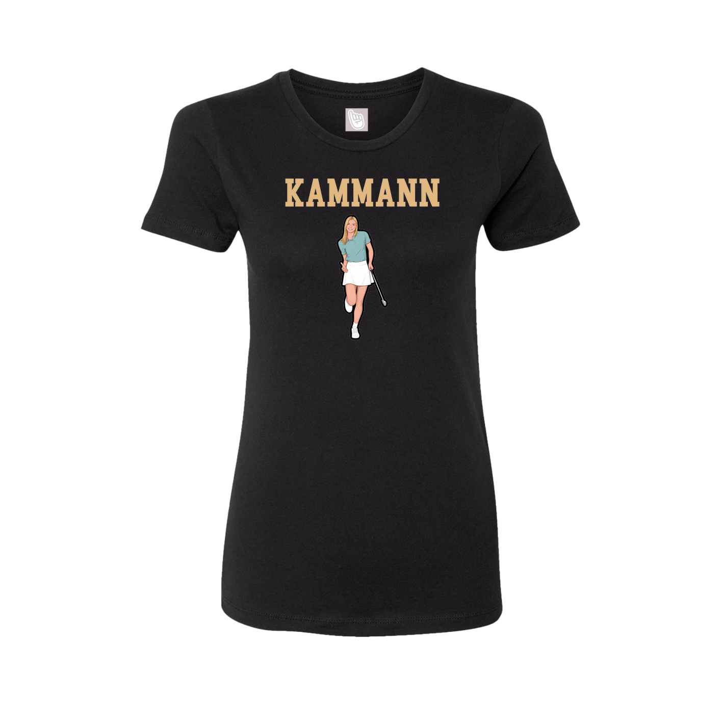 Fitted Women's Tee — Shirsey in Black