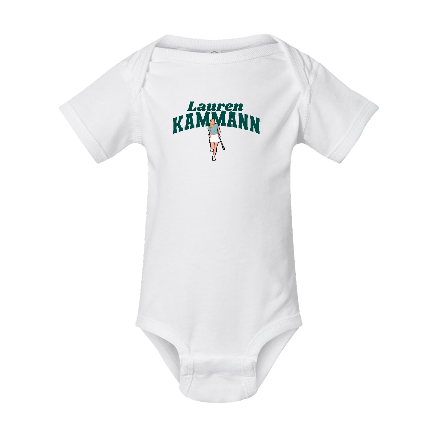 Baby Onesie — Signature Arch in White