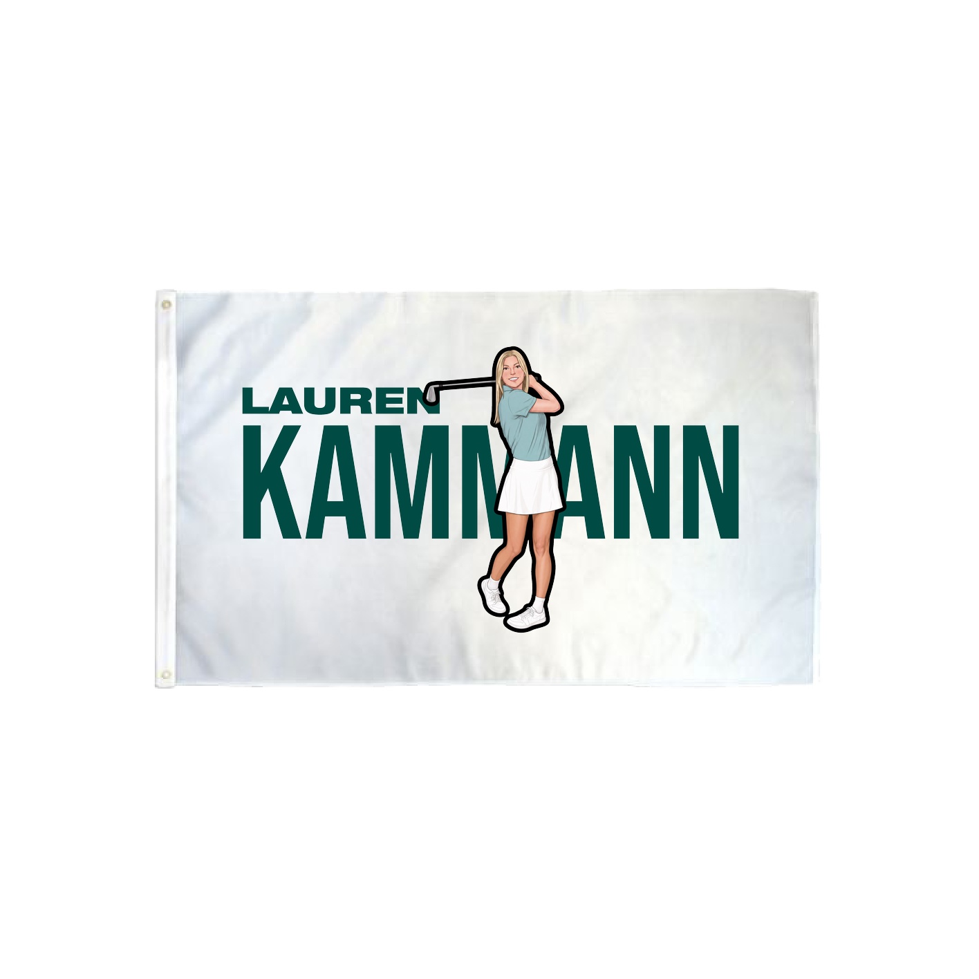 3x5 Flag — Player Name in Classic