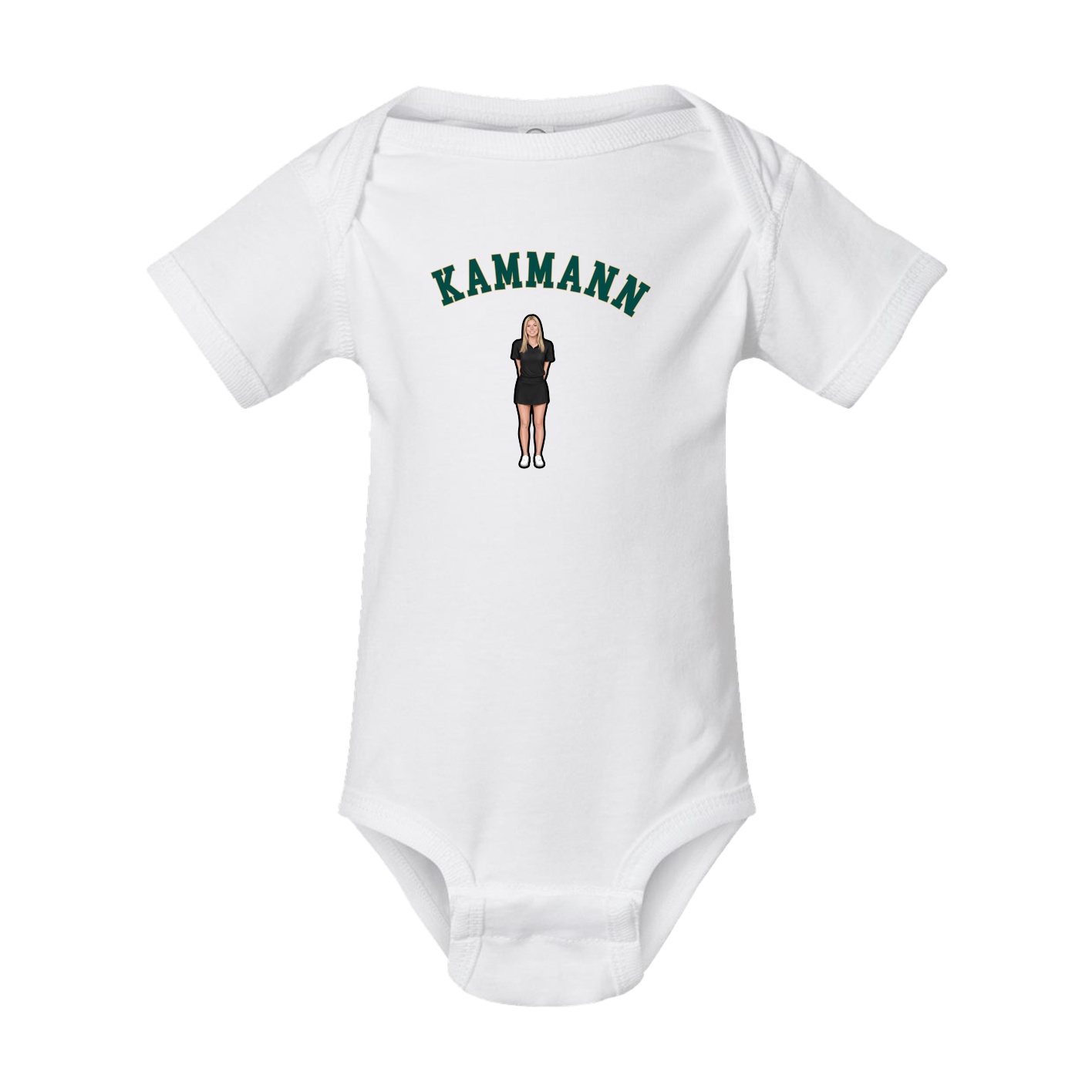 Baby Onesie — Shirsey Arch in White