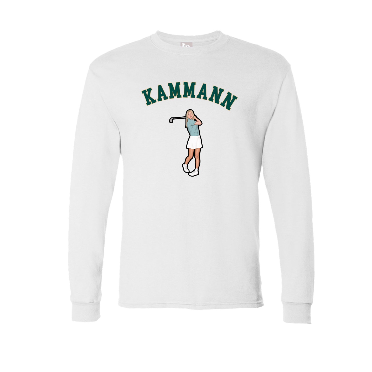 Long Sleeve Tee — Shirsey Arch in White