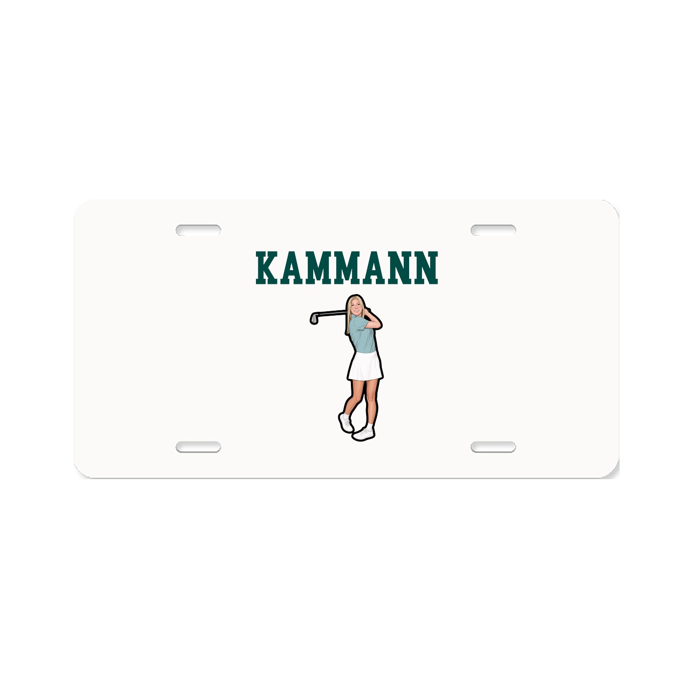 License Plate — Shirsey in Classic