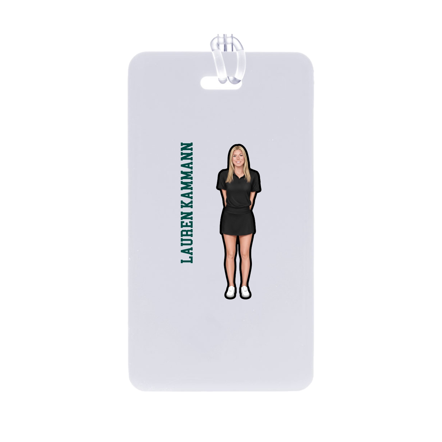 Bag Tag — Name Vertical in Classic
