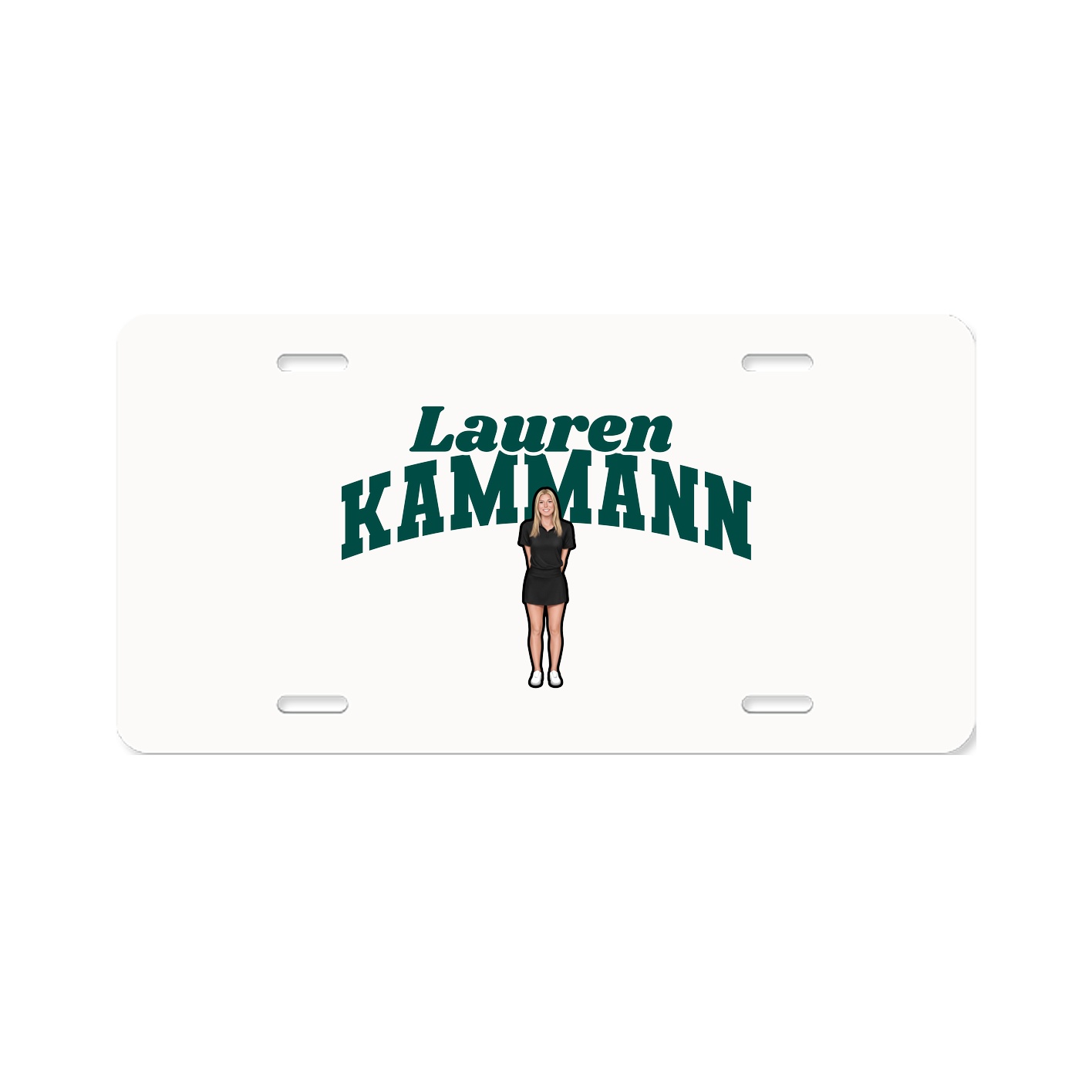 License Plate — Signature Arch in Classic