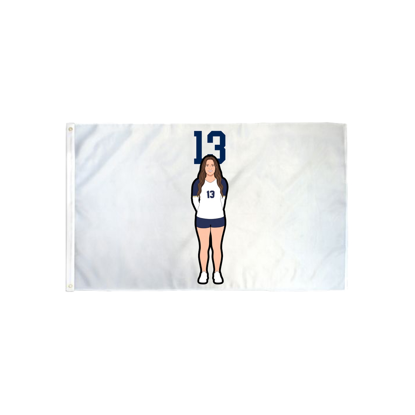 3x5 Flag — Number Top in Classic