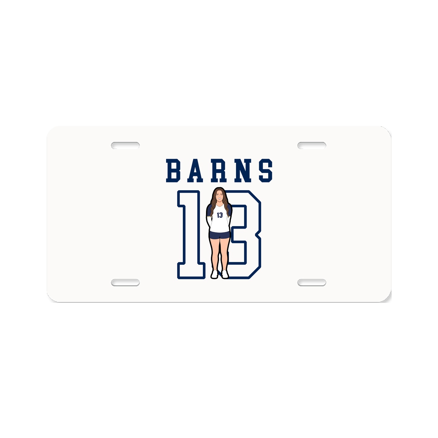 License Plate — Shirsey in Classic