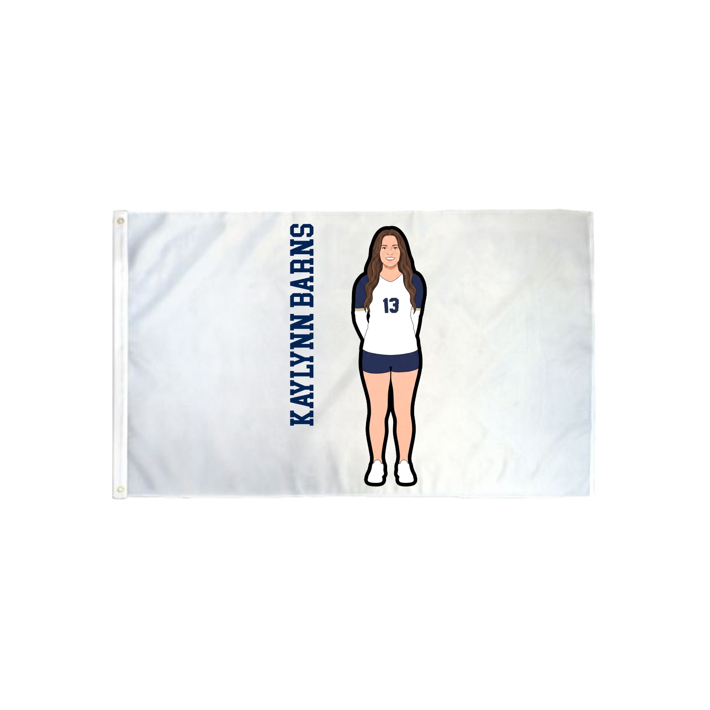 3x5 Flag — Name Vertical in Classic