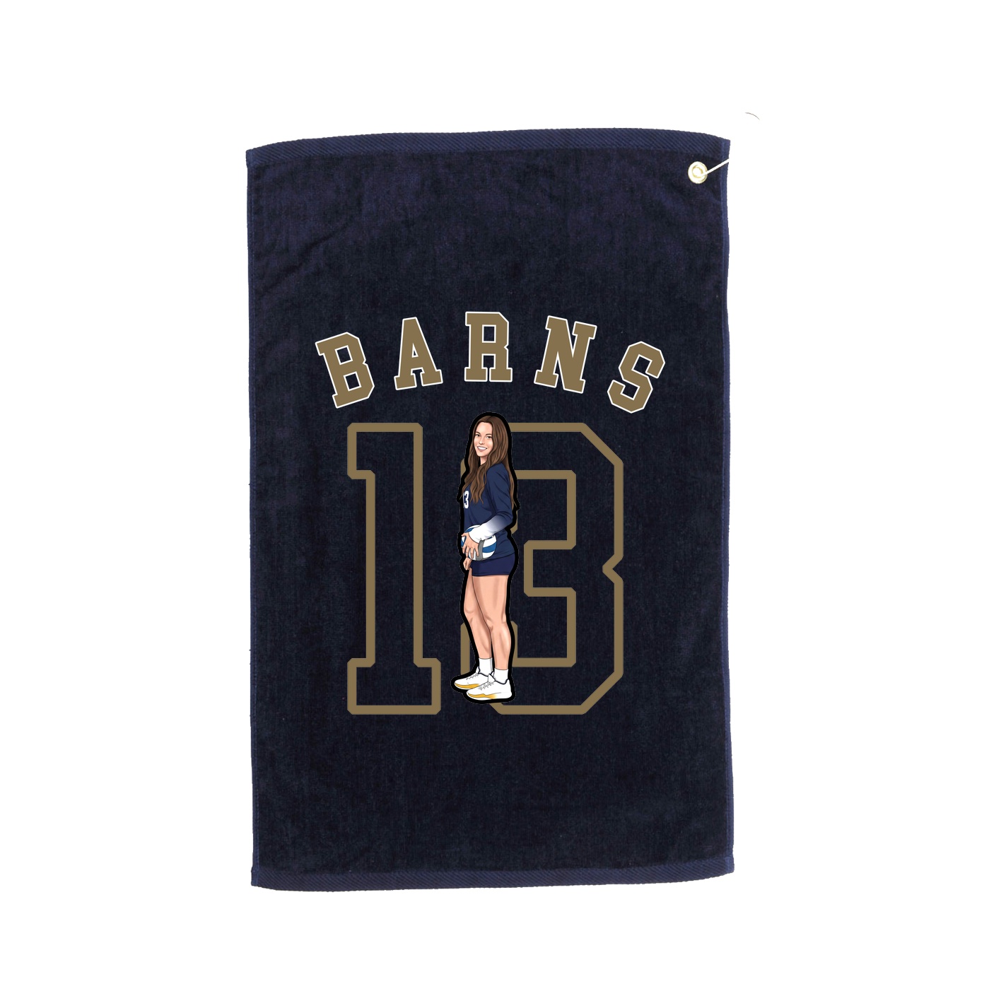 Golf Towel — Shirsey Arch in Navy