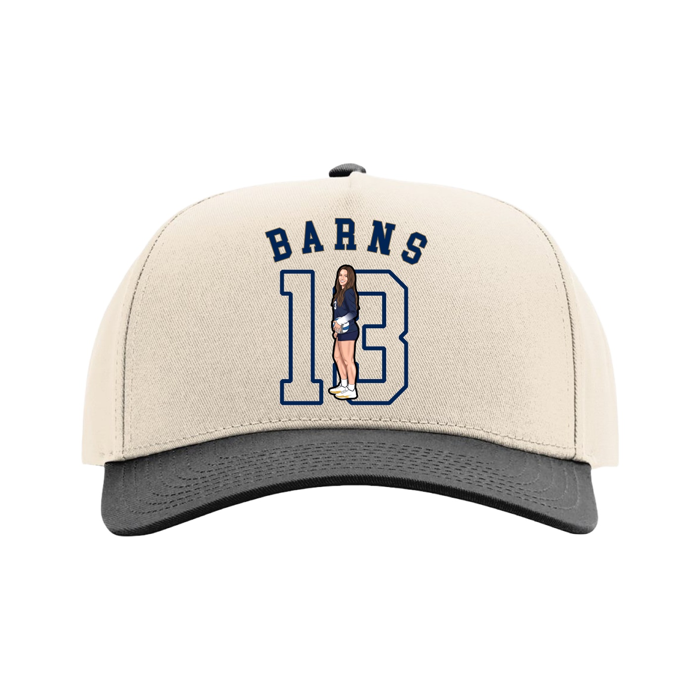 Full Fabric Five-Panel Champ Cap