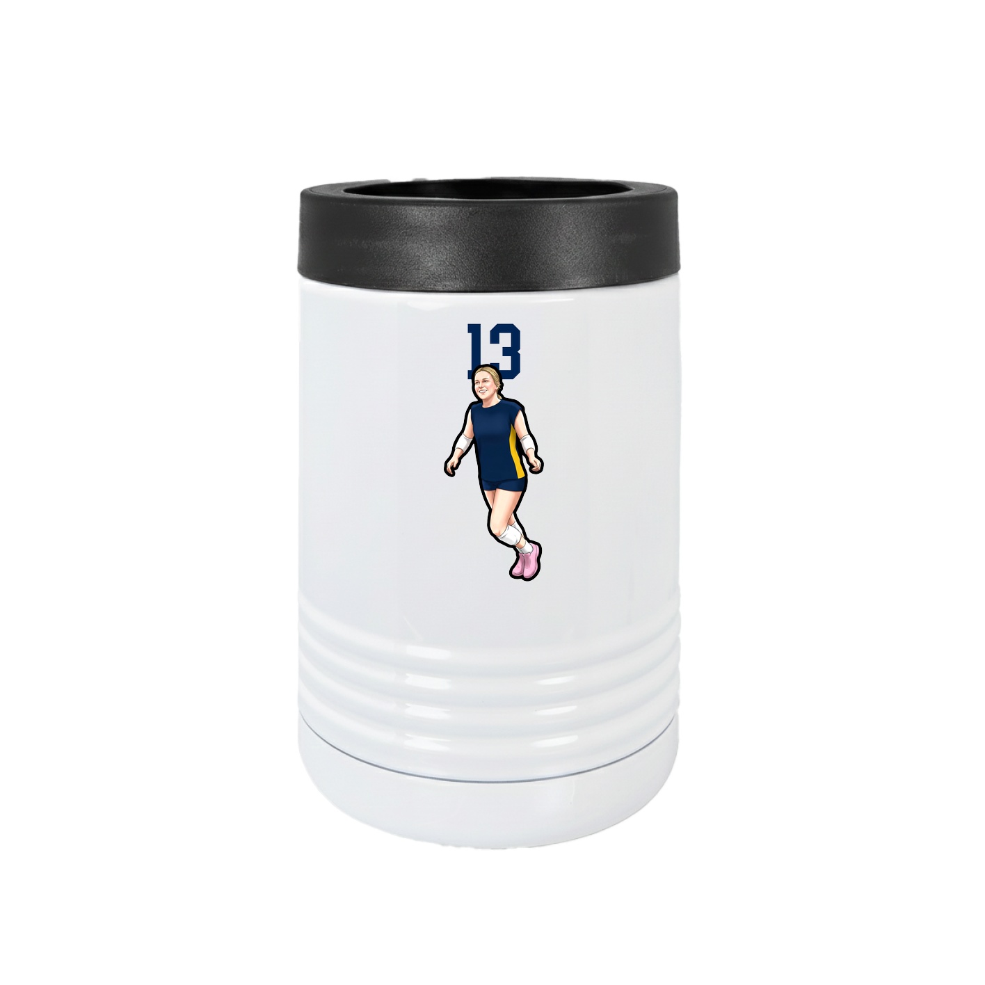 Beverage Holder — Number Top in White