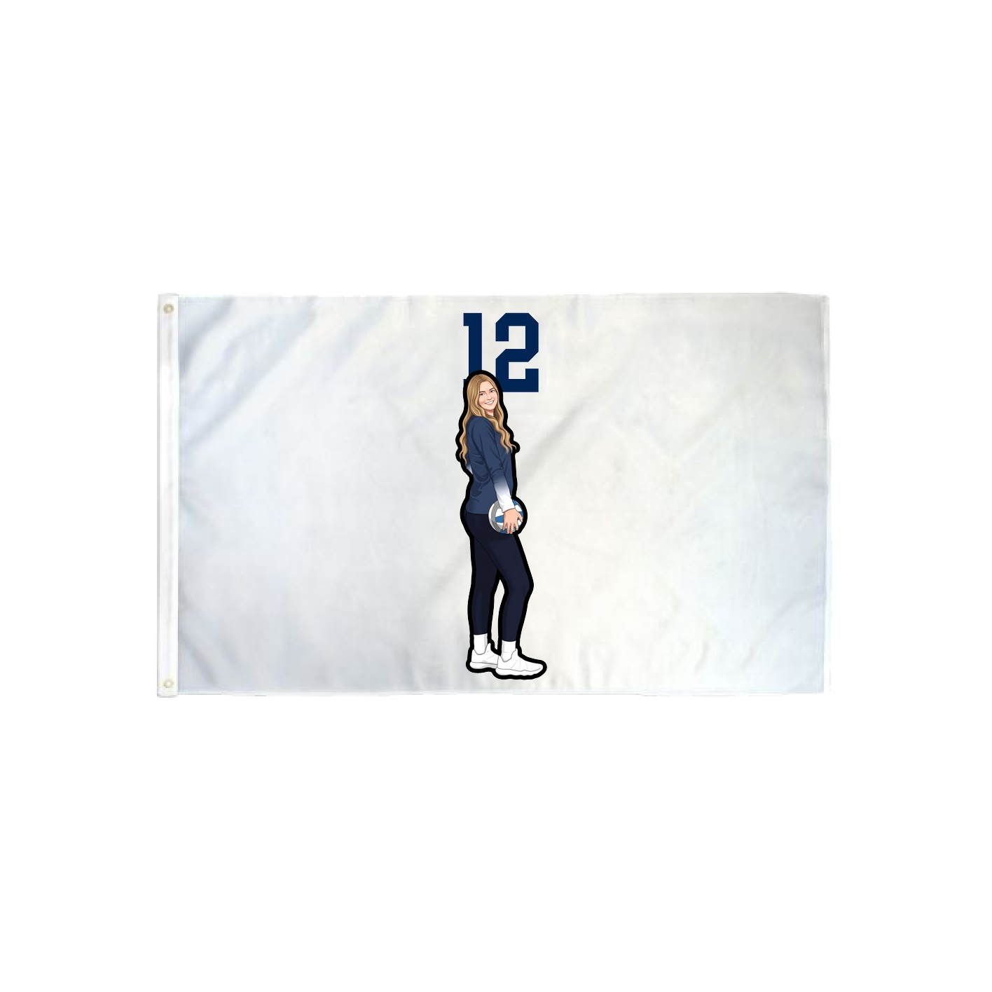 3x5 Flag — Number Top in Classic