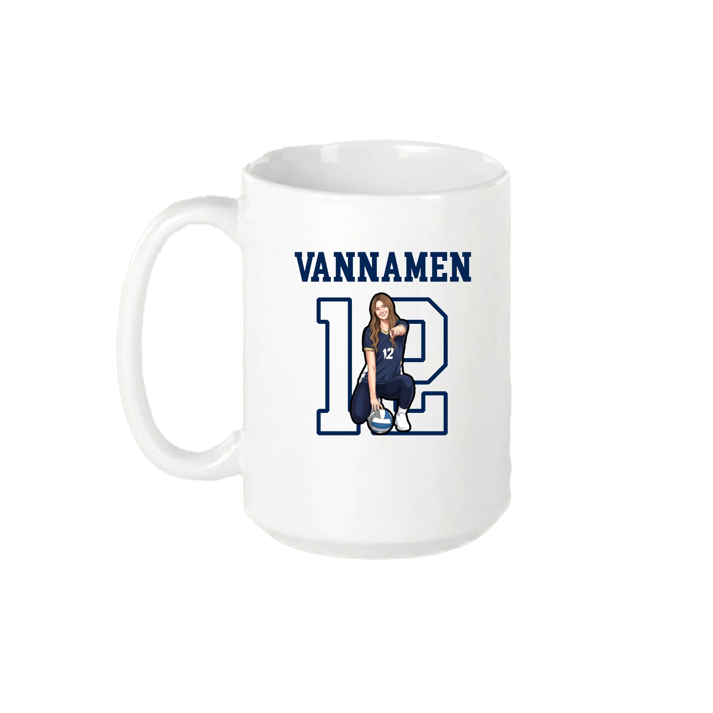 15oz Coffee Mug — Shirsey in White