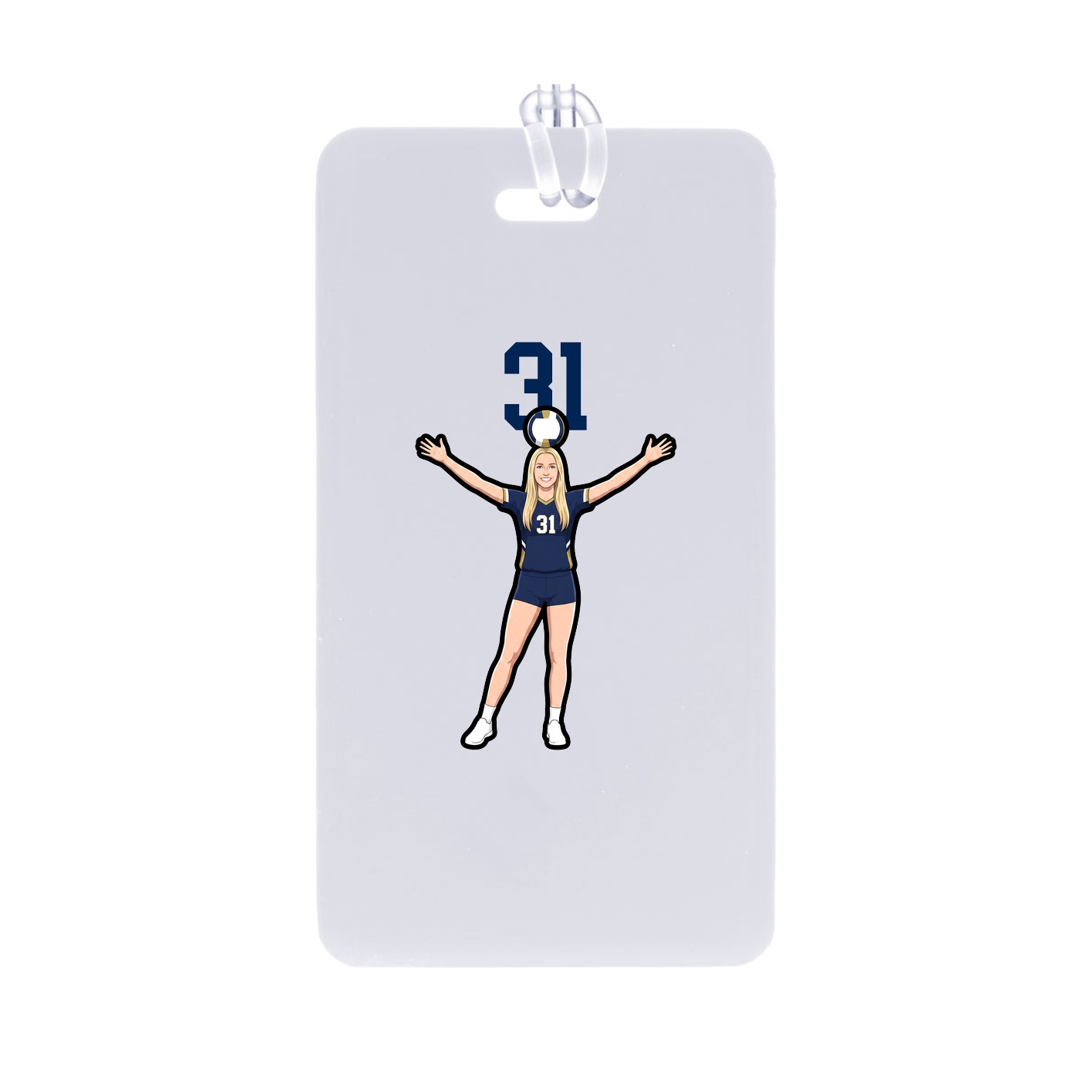 Bag Tag — Number Top in Classic