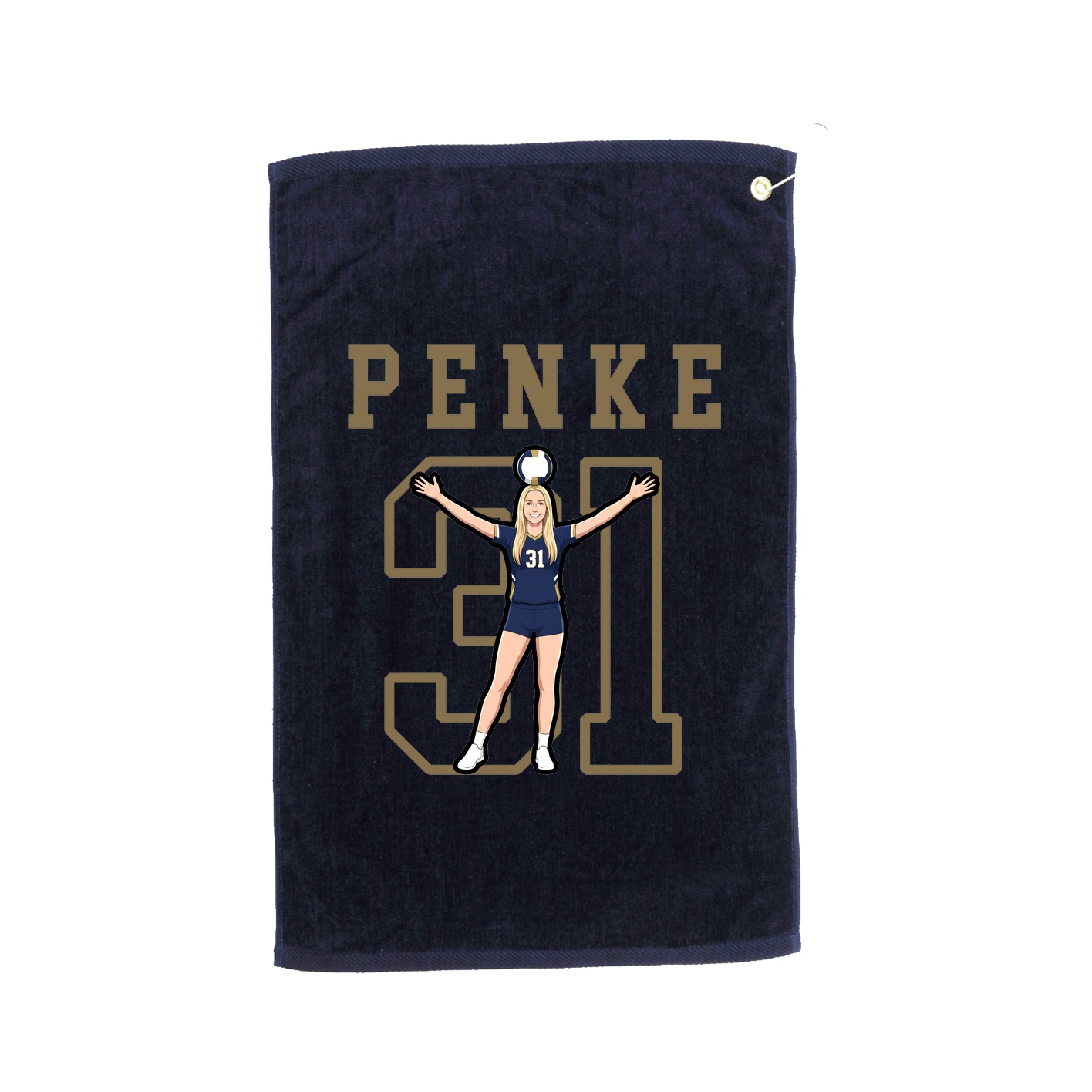 Golf Towel — Shirsey in Navy