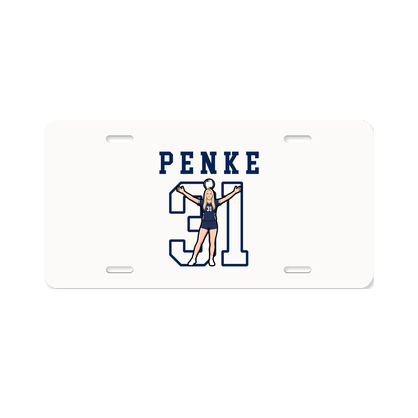 License Plate — Shirsey in Classic