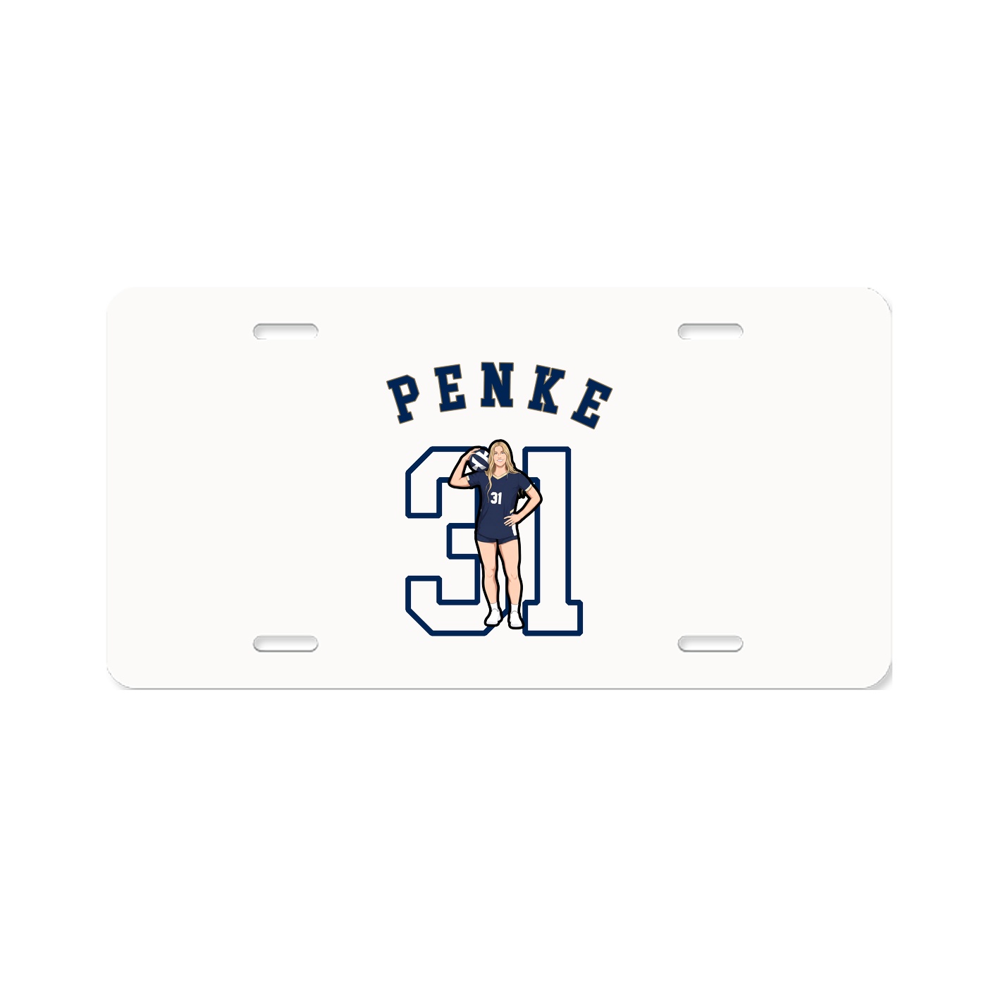 License Plate — Shirsey Arch in Classic