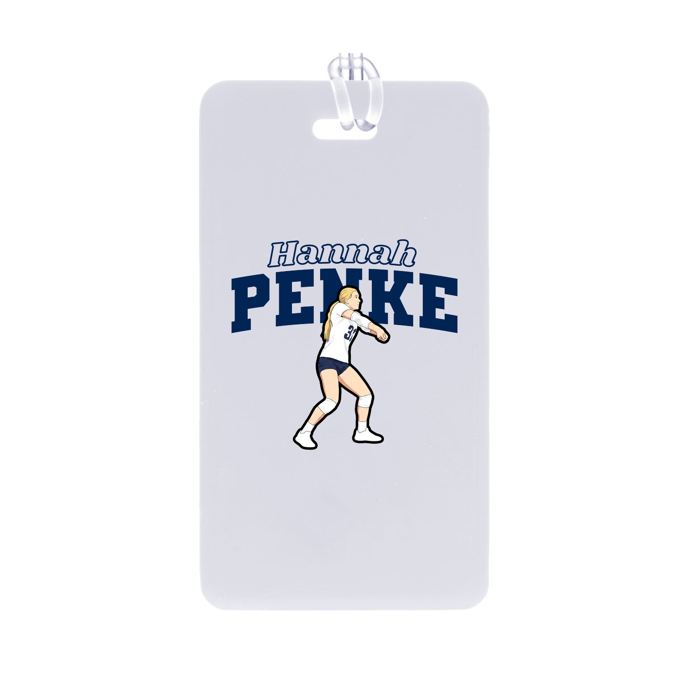 Bag Tag — Name Arch in Classic