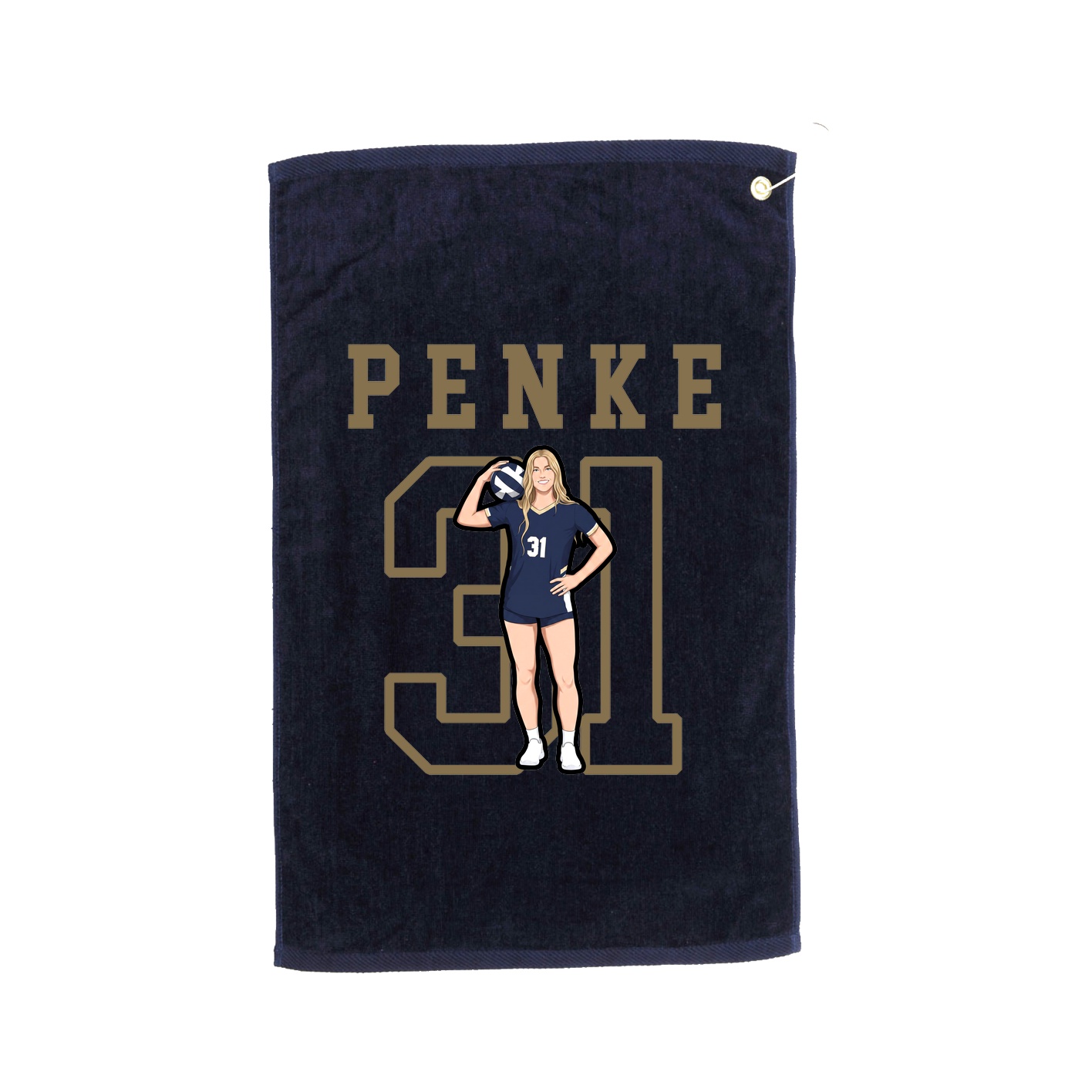 Golf Towel — Shirsey in Navy