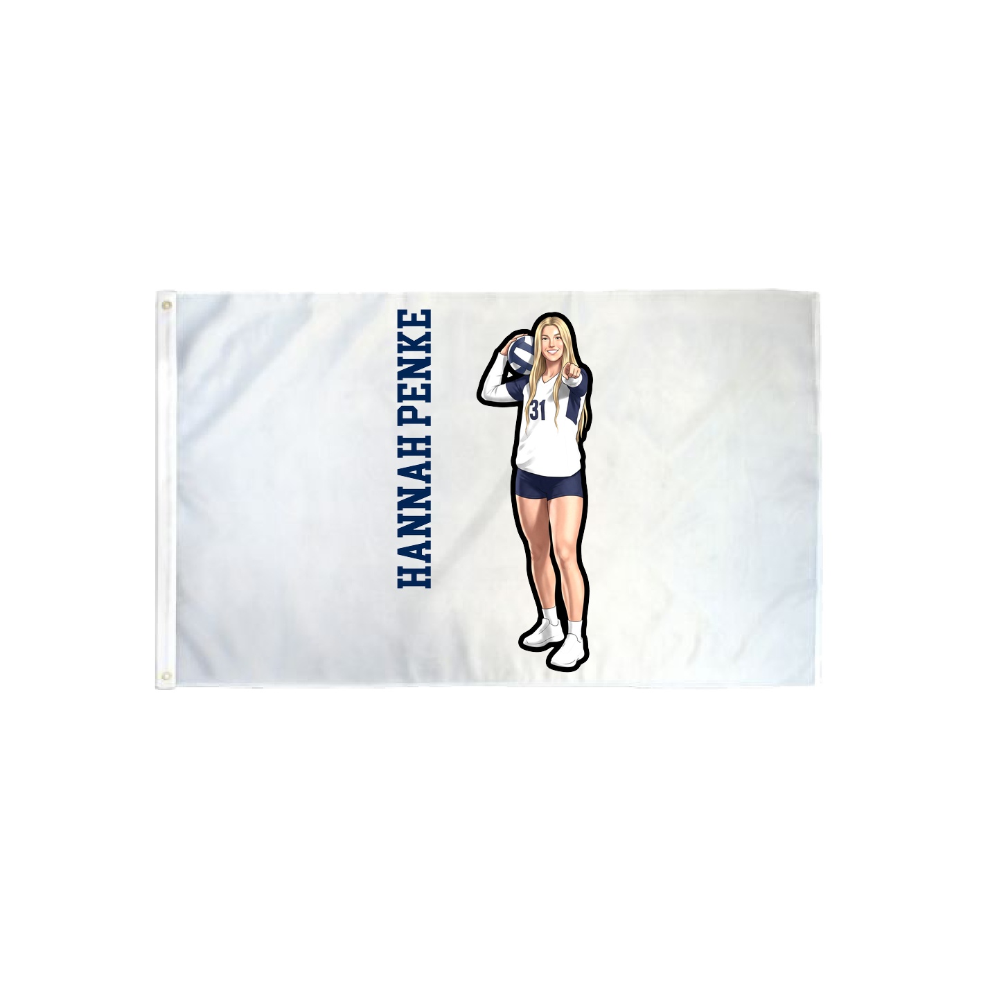 3x5 Flag — Name Vertical in Classic