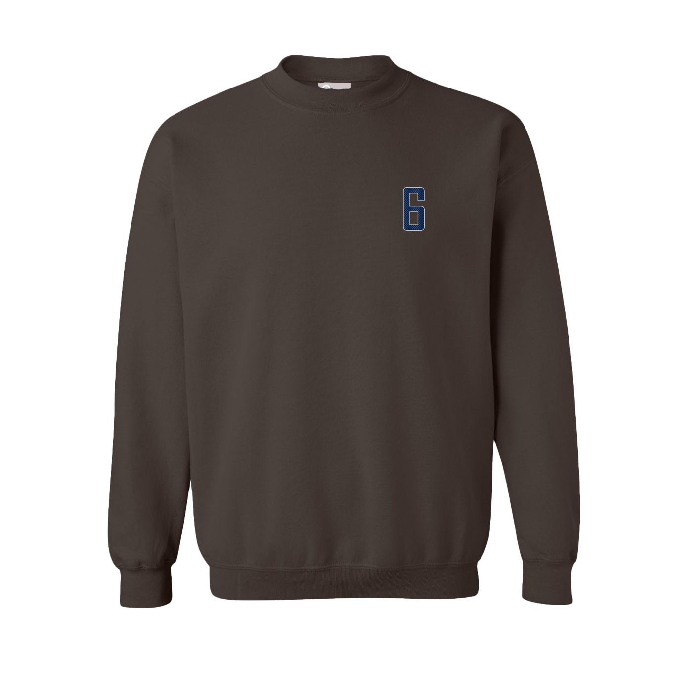 Fleece Crew — Front Shirsy in Brown