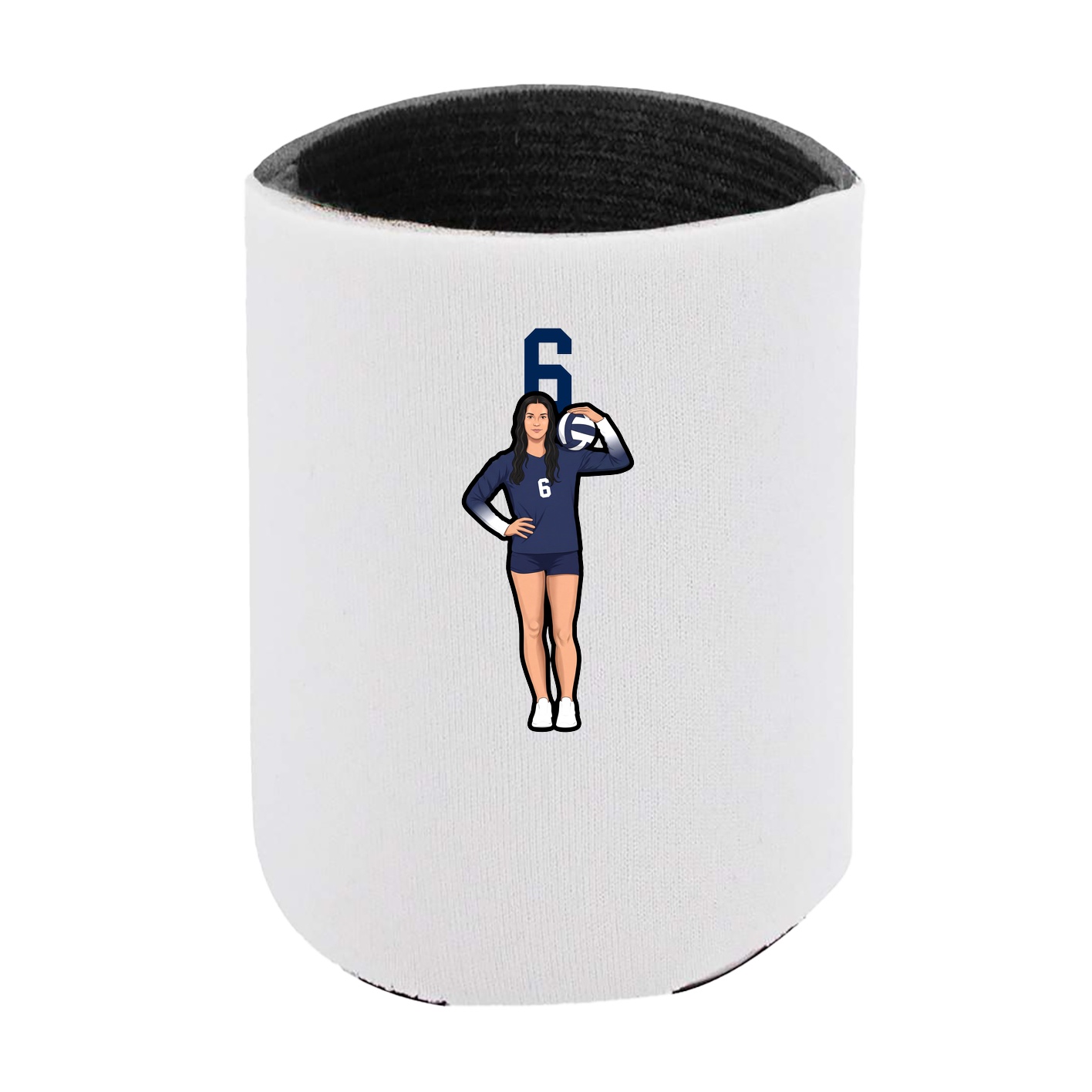 Can Holder — Number Top in White