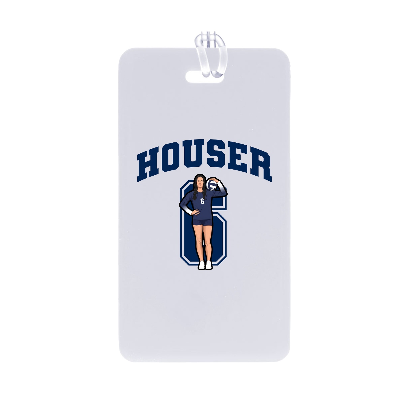 Bag Tag — Number in Classic
