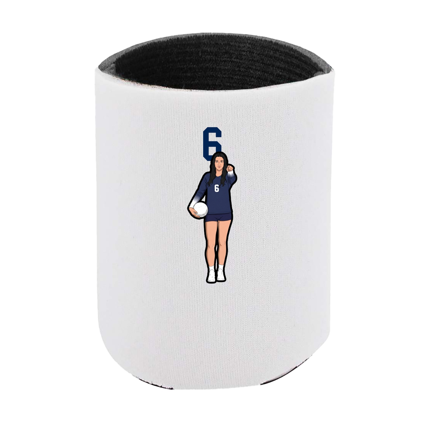 Can Holder — Number Top in White
