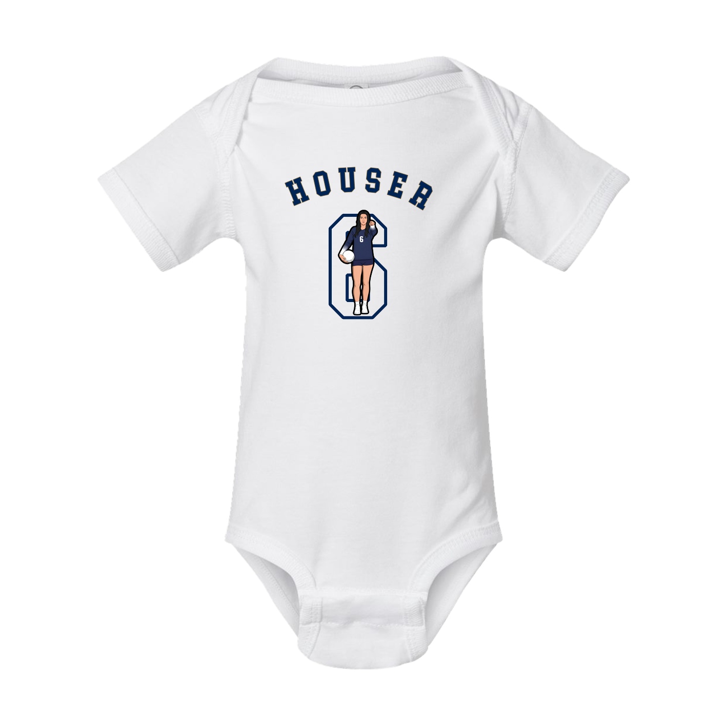 Baby Onesie — Shirsey Arch in White