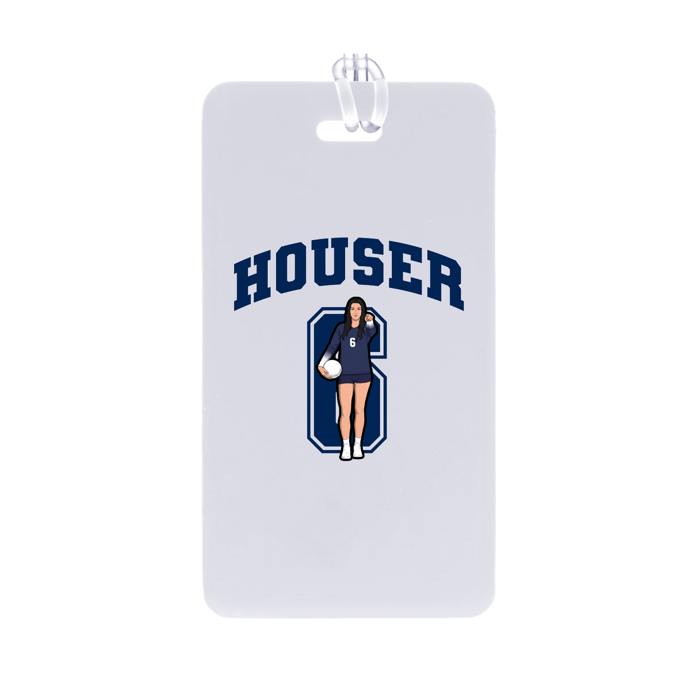 Bag Tag — Number in Classic