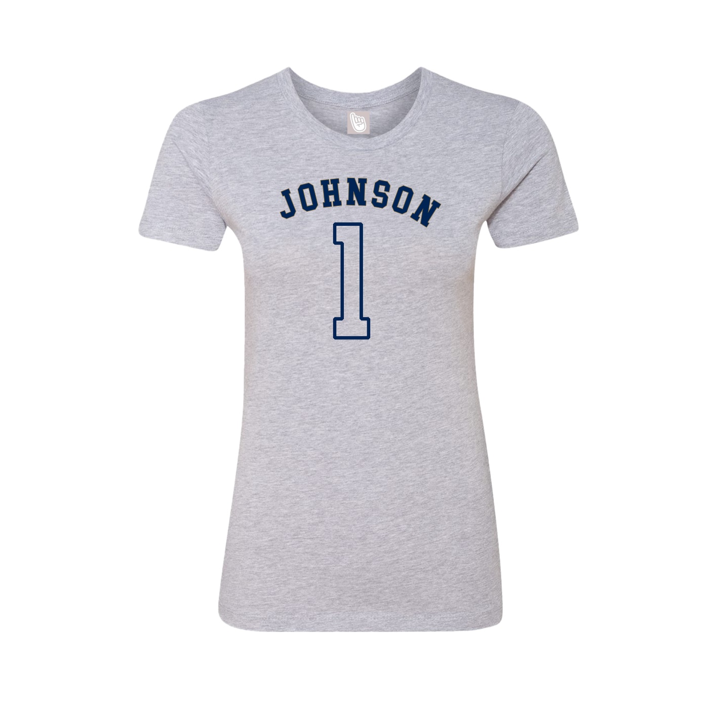Fitted Women's Tee — Shirsey Arch in Grey