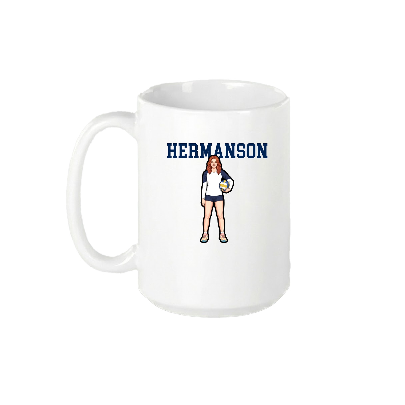15oz Coffee Mug — Shirsey in White