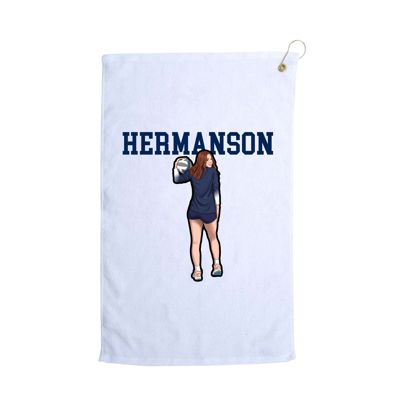 Golf Towel — Shirsey in White