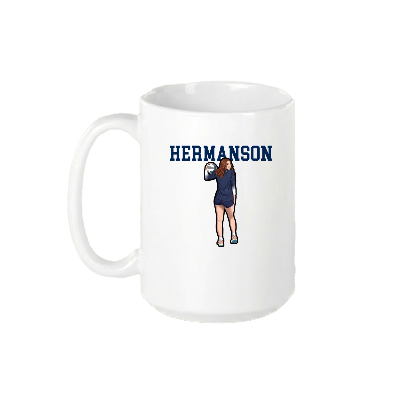15oz Coffee Mug — Shirsey in White