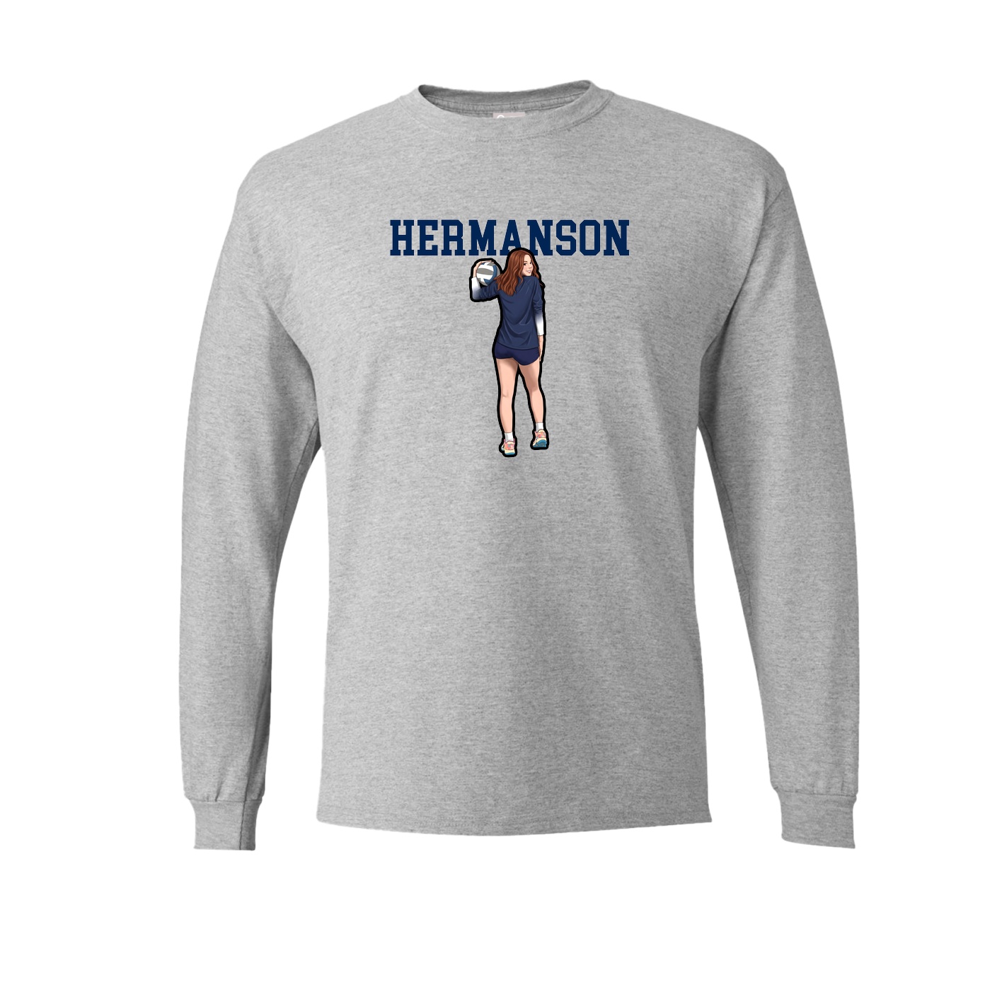 Long Sleeve Tee — Shirsey in Grey