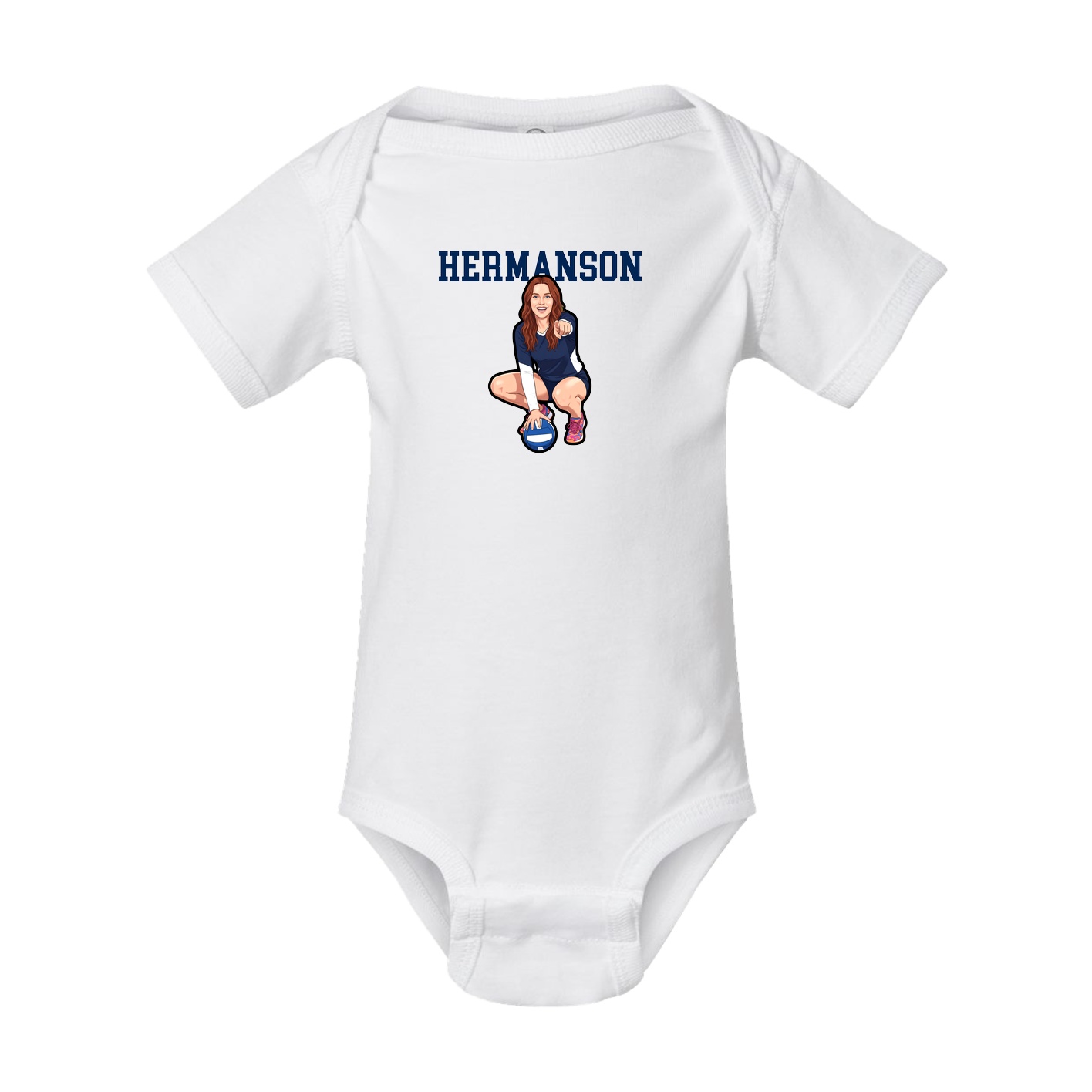 Baby Onesie — Shirsey in White