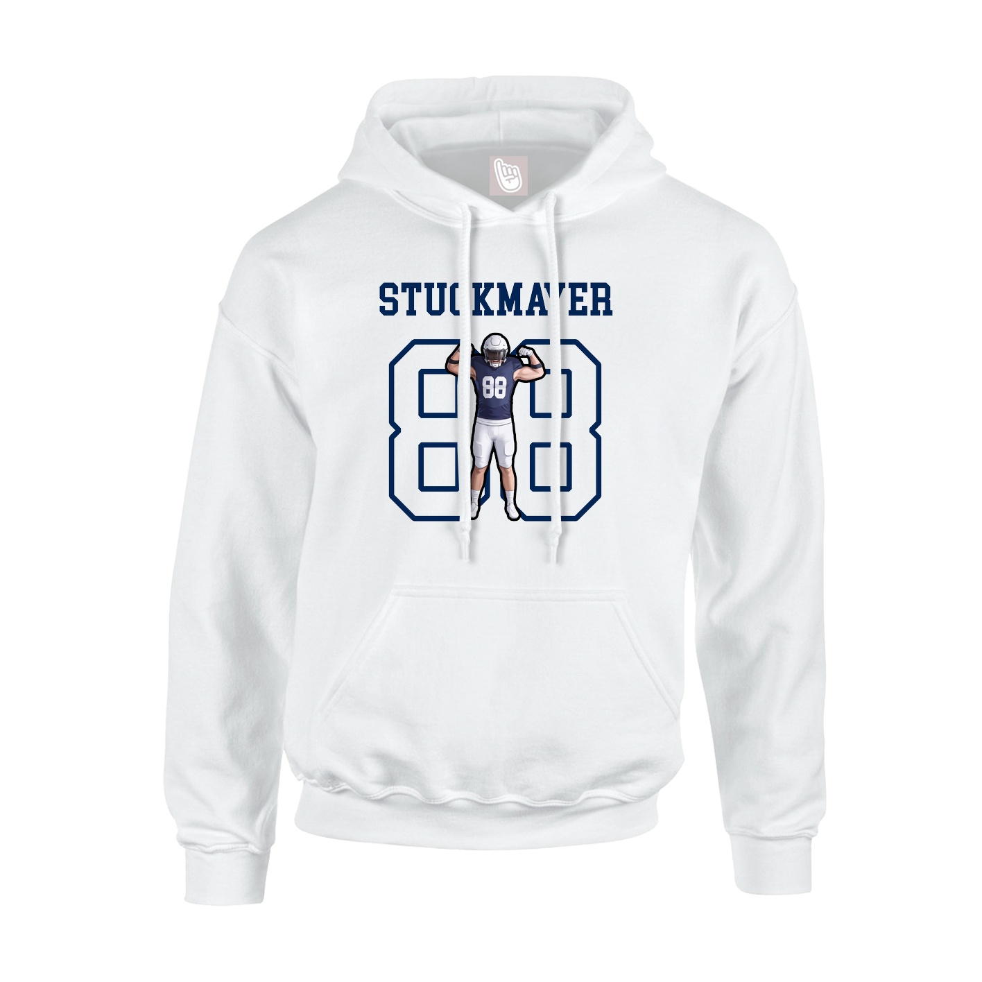 Hoodie — Shirsey in White