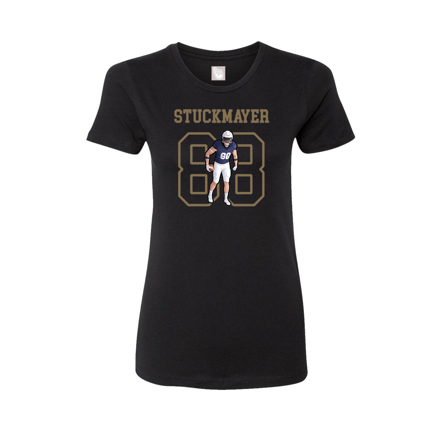 Fitted Women's Tee — Shirsey in Black