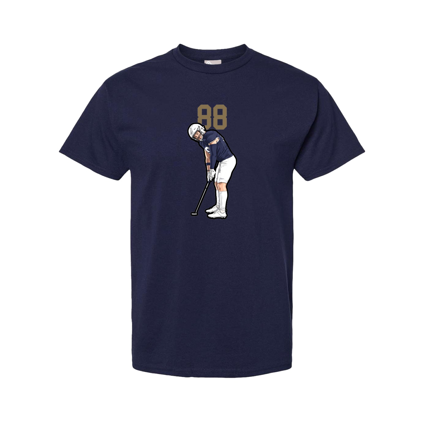 Tee — Number Top in Navy