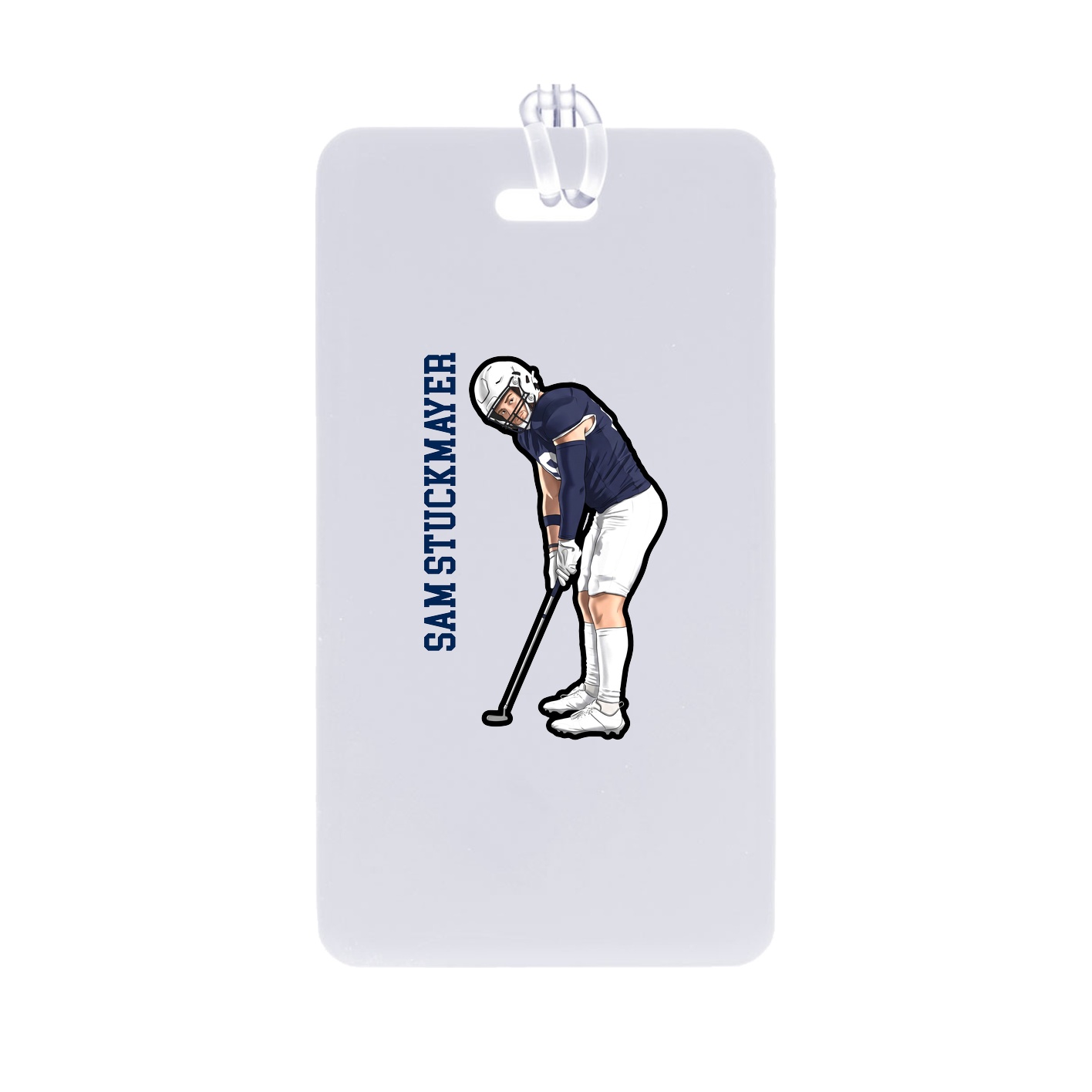 Bag Tag — Name Vertical in Classic
