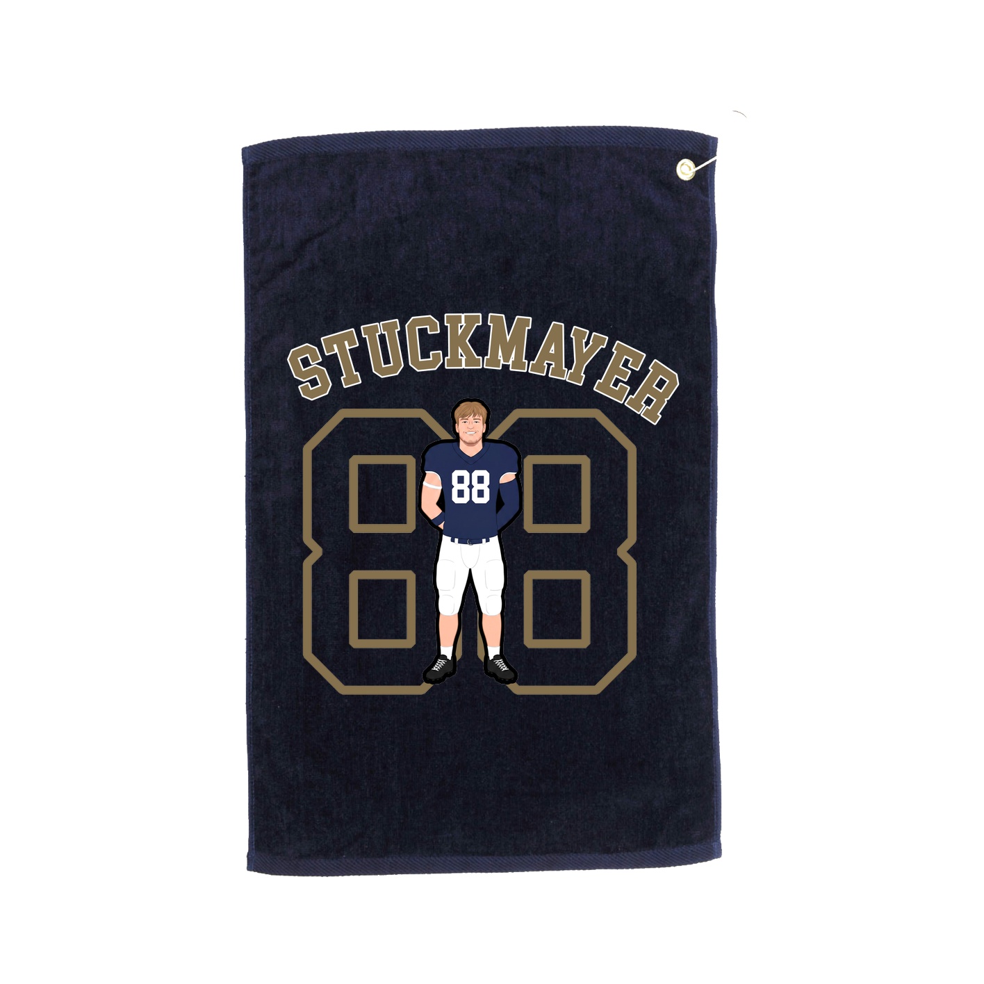 Golf Towel — Shirsey Arch in Navy