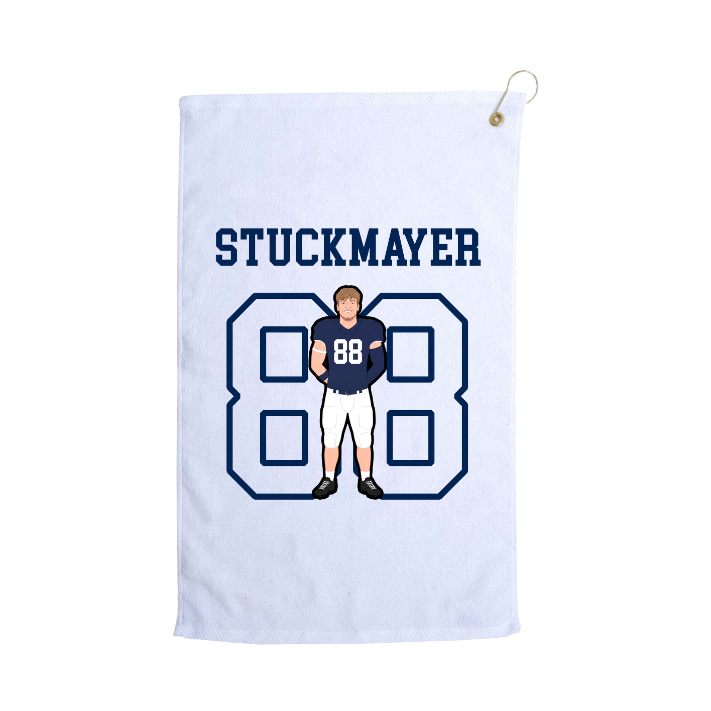 Golf Towel — Shirsey in White